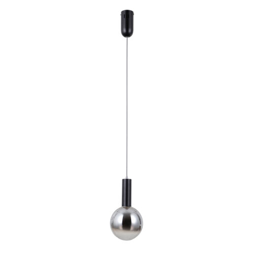 Pendant lamp Lux Strela – modern pendant lamp in matt black and steel