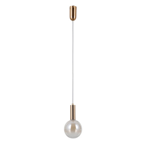 Pendant lamp Lux Strela – modern pendant lamp in gold and steel