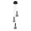 Pendant lamp Lux Strela – modern pendant lamp in matt black and steel