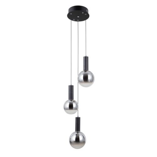 Pendant lamp Lux Strela – modern pendant lamp in matt black and steel