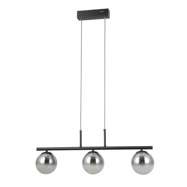 Pendant lamp Lux Velada – modern pendant lamp in matt black and steel