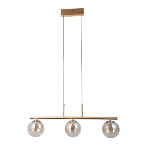 Pendant lamp Lux Velada 15w – modern pendant lamp in gold and steel