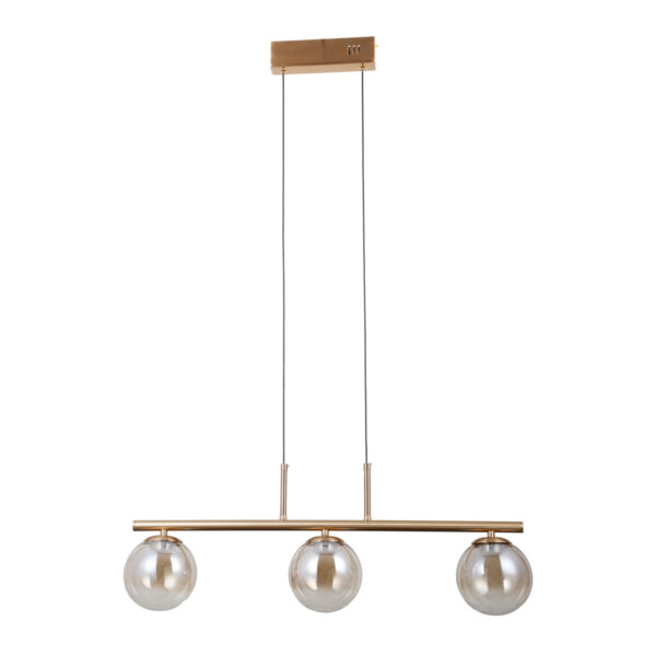 Pendant lamp Lux Velada 15w – modern pendant lamp in gold and steel