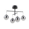 Pendant lamp Lux Velada – modern pendant lamp in matt black and steel