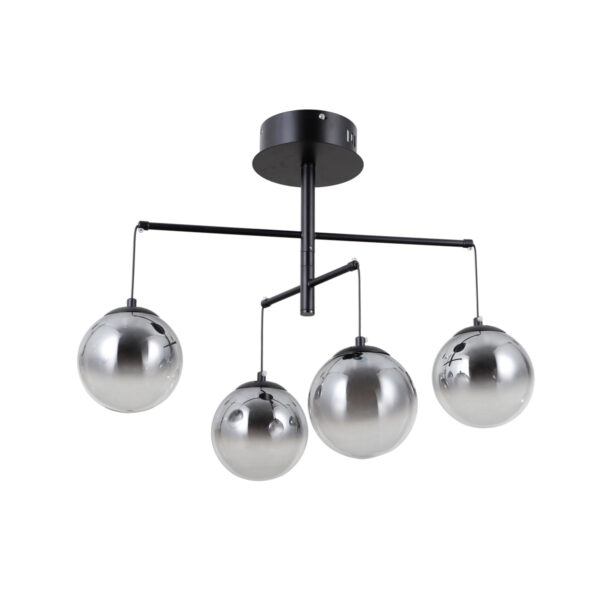 Pendant lamp Lux Velada – modern pendant lamp in matt black and steel