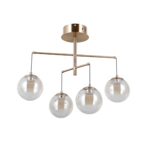 Pendant lamp Lux Velada 20w – modern pendant lamp in gold and steel