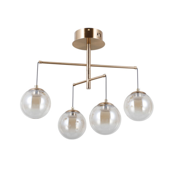 Pendant lamp Lux Velada 20w – modern pendant lamp in gold and steel