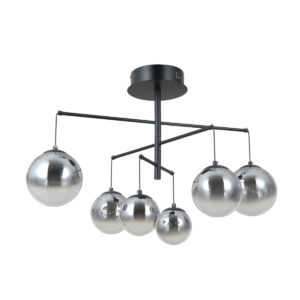 Pendant lamp Lux Velada – modern pendant lamp in matt black and steel