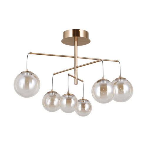 Pendant lamp Lux Velada 30w – modern pendant lamp in gold and steel