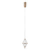 Pendant lamp Lux Fuente 5w – modern pendant lamp in gold and aluminum