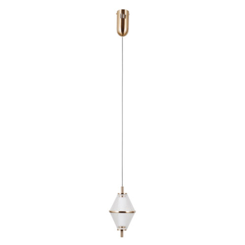 Pendant lamp Lux Fuente 5w – modern pendant lamp in gold and aluminum