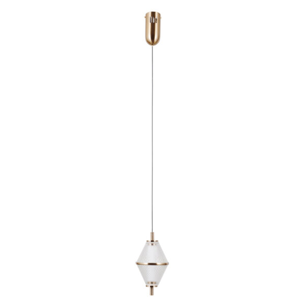 Pendant lamp Lux Fuente 5w – modern pendant lamp in gold and aluminum