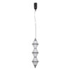 Pendant lamp Lux Fuente – modern pendant lamp in matt black and aluminum