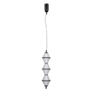 Pendant lamp Lux Fuente – modern pendant lamp in matt black and aluminum