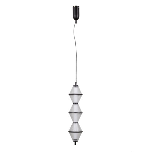Pendant lamp Lux Fuente – modern pendant lamp in matt black and aluminum