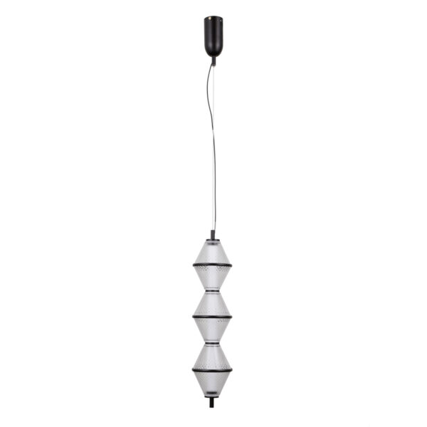 Pendant lamp Lux Fuente – modern pendant lamp in matt black and aluminum