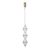 Pendant lamp Lux Fuente – modern pendant lamp in gold and aluminum