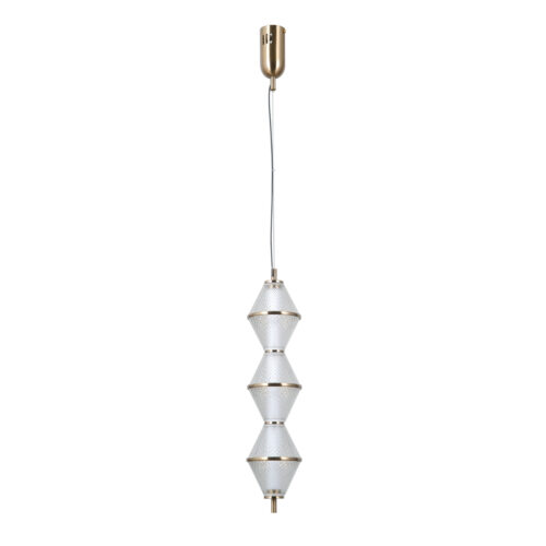 Pendant lamp Lux Fuente – modern pendant lamp in gold and aluminum