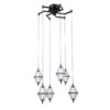 Pendant lamp Lux Fuente 30w – modern pendant lamp in matt chrome and aluminum