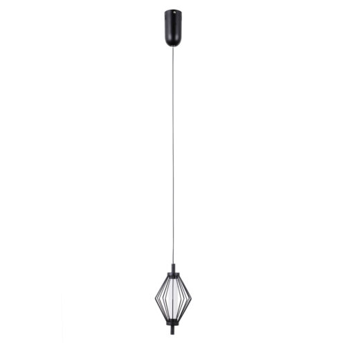 Pendant lamp Lux Sevil – modern pendant lamp in matt chrome and steel