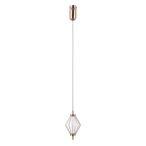 Pendant lamp Lux Sevil 5w – modern pendant lamp in gold and steel