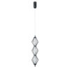 Pendant lamp Lux Sevil 15w – modern pendant lamp in matt chrome and steel