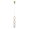 Pendant lamp Lux Sevil – modern pendant lamp in gold and steel