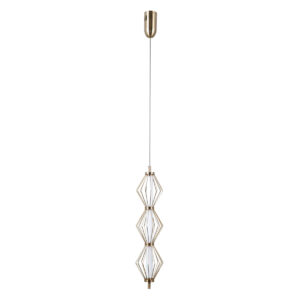 Pendant lamp Lux Sevil – modern pendant lamp in gold and steel