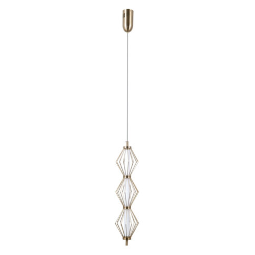 Pendant lamp Lux Sevil – modern pendant lamp in gold and steel