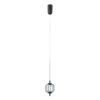 Pendant lamp Lux Pedro – modern pendant lamp in matt chrome and steel