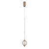 Pendant lamp Lux Pedro 4w – modern pendant lamp in gold and steel
