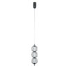 Pendant lamp Lux Pedro 12w – modern pendant lamp in matt chrome and steel