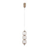 Pendant lamp Lux Pedro – modern pendant lamp in gold and steel
