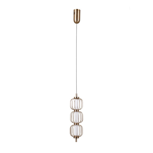 Pendant lamp Lux Pedro – modern pendant lamp in gold and steel