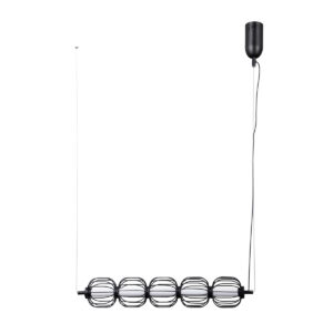 Pendant lamp Lux Pedro 20w – modern pendant lamp in matt chrome and steel