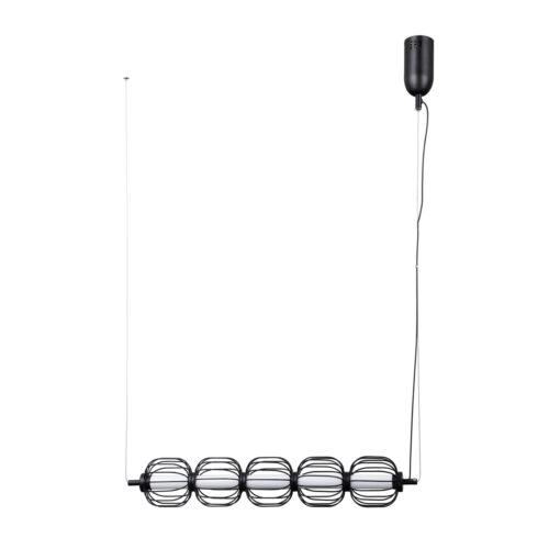 Pendant lamp Lux Pedro 20w – modern pendant lamp in matt chrome and steel