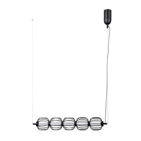Pendant lamp Lux Pedro 20w – modern pendant lamp in matt chrome and steel
