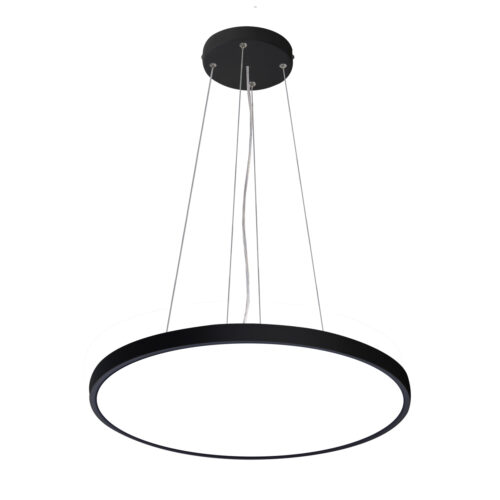 Pendant lamp Lux Calvi – modern pendant lamp in black and plastic