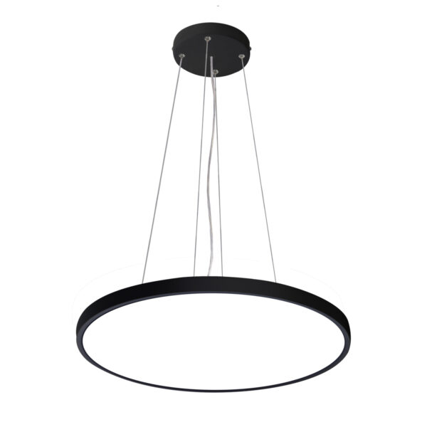 Pendant lamp Lux Calvi – modern pendant lamp in black and plastic