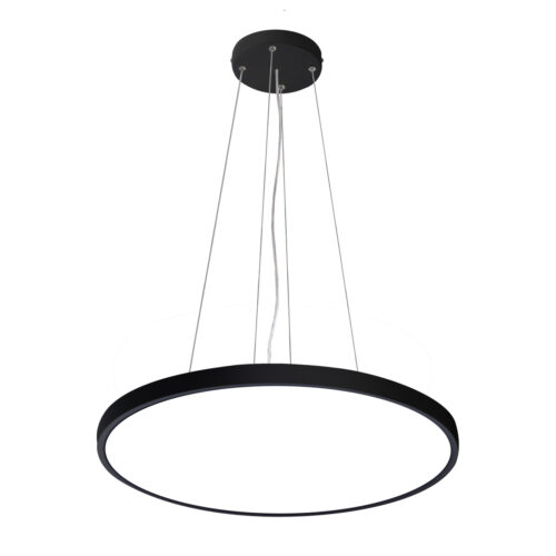 Pendant lamp Lux Calvi 36w – modern pendant lamp in black and plastic