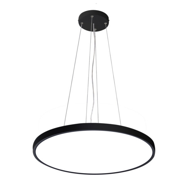 Pendant lamp Lux Calvi 36w – modern pendant lamp in black and plastic