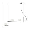 Pendant lamp Lux Kernio – modern pendant lamp in black and steel