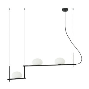 Pendant lamp Lux Kernio – modern pendant lamp in black and steel