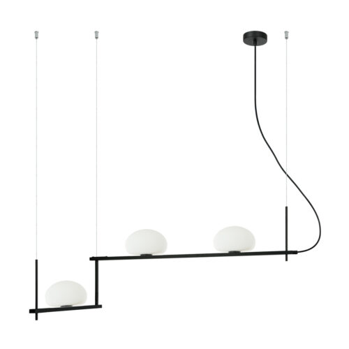 Pendant lamp Lux Kernio – modern pendant lamp in black and steel