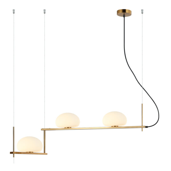 Pendant lamp Lux Kernio PND-357783-BRO+W