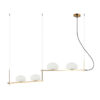 Pendant lamp Lux Kernio – modern pendant lamp in brass and steel
