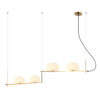 Pendant lamp Lux Kernio PND-357784-BRO+W