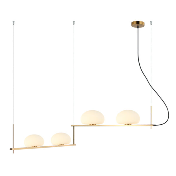 Pendant lamp Lux Kernio PND-357784-BRO+W