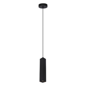 Pendant lamp Lux Tecno 10w – modern pendant lamp in sandblasted black and steel