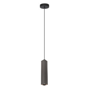 Pendant lamp Lux Tecno – modern pendant lamp in brown and steel